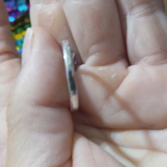 Light lavender stone size 8 ring - Picture 4 of 7